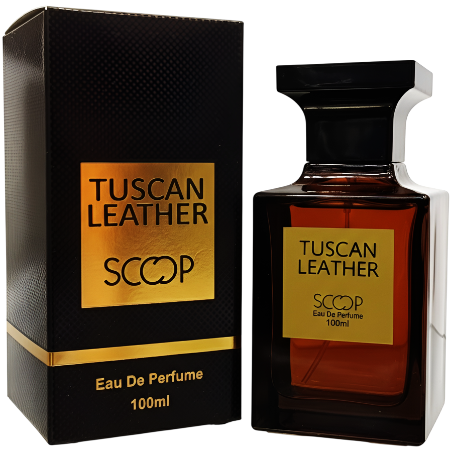 ادو پرفیوم توسکان لدر از برند اسکوپ (Scoop Tuscan Leather EDP 100ml) توسکان لدر اسکوپ